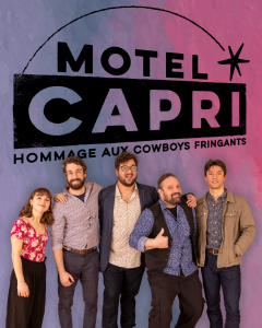 Spectacle Motel Capri - Hommage aux Cowboys Fringants @ Parvis de l'église de Saint-Marc-sur-Richelieu